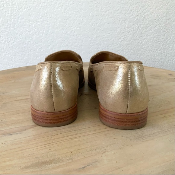 Talbots Leighton Metallic Leather Loafer, Sz 8 1/2 M - Picture 4 of 6